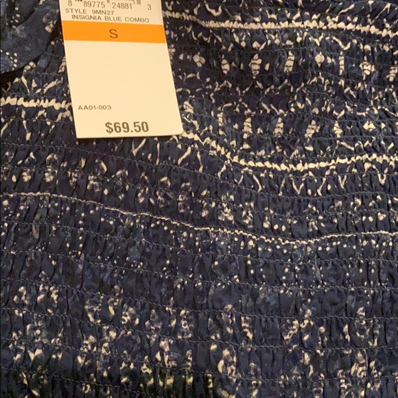 Smocked split leg jumpsuit - Picture 5 of 5